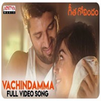 Vachindamma song poster